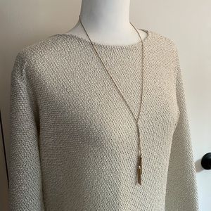 H&M Cotton Blend Knit Blouse